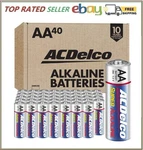 Acdelco 40-COUNT Aa Batteries, Maximum Power Super Alkaline Battery, 10-YEAR She. Fixed Price $15.70.