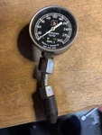 Vintage Harvey E. Hanson Compression Tester Gauge Model 5 Paw Michigan. Fixed Price $15.00.