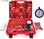 Betooll Pro Fuel Injection Pressure Tester Kit Gauge 0-140 Psi. Fixed Price $128.03.