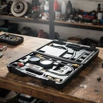 Engine Compression Dual Gauge Tester Kit With Detailed Manual & Carrying Case. Fixed Price $83.89.