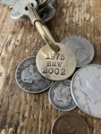 1975- Bmw 2002 Solid Brass Key Fob. Fixed Price $14.95.