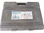 18PC Radiator Pump Pressure Cooling Leak Tester Checker Kit Cap Thermometer. Fixed Price $35.00.