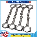 Set Of 8 5.7" 5140 Steel I-beam Connecting Rods For Small Block Chevy Sbc 350. Fixed Price $166.99.