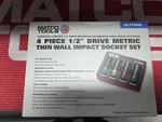 Matco Tools Pc 1/2" Dr Metric Thin Wall Impact Socket Set SCTPM46 Carbon Fiber. Fixed Price $113.95.