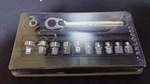 Snap-on 112RTSM 12PC 1/4" Metric Flank Drive Low Pro Ratchet/socket Set Unused. Fixed Price $260.00.