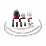 Lokocar Adjustable Fuel Pressure Regulator Kit Oil 0-100PSI Gauge -6AN Black Red. Fixed Price $47.99.