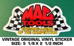 Mac Tools Finishing Ahead - Vintage Original Vinyl Decal Sticker Automotive. Fixed Price $7.23.