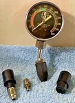 1966 Sonco Pressure Compression Meter Gauge To 300 Pounds. Fixed Price $30.00.