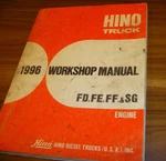 1996 Hino SG3320 SG3323 SG5523 Truck Engine Shop Service Repair Manual. Fixed Price $117.31.