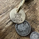 1968 Bmw 2002 Solid Brass Key Fob. Fixed Price $14.95.