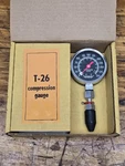 New Nos Vintage T-26 Niehoff Compression Gauge Made Usa Original Box. Fixed Price $79.99.