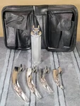 Fiber Optic Laryngoscope Set With Four Macintosh Blades Custom Case - New. Fixed Price $34.99.