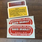 David Bradley Engine Decal Sears B&s Air Filter Set Of 2 And Cleaner 4. Fixed Price $19.90.
