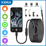 8LED Endoscope Inspection Camera Flexible Video 8MM For Iphone Ios Android. Fixed Price $21.46.