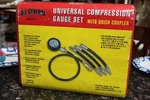 Us General 95187 Universal Quick-disconnect Compression Gauge Set New In Box. Fixed Price $14.99.