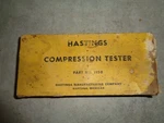 Vintage Hastings Compression Tester Art No. 1150 *****. Fixed Price $37.99.