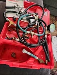 Matco Tools Fuel Pressure Tester Injection Kit W/adaptors & Hoses - FIT448. Fixed Price $122.89.