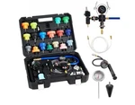 Vevor Coolant Pressure Tester Kit 47PCS Radiator Vacuum Refill Universal Fit. Fixed Price $71.50.