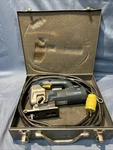 Bosch 1587VS Jigsaw In Case With Approx 20 Foot Cord & Some Blades. Fixed Price $85.00.