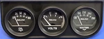 Meter Autogage 2348 Black Three Gauge Consol Oil Pressure Volt Water Temp. Fixed Price $84.95.